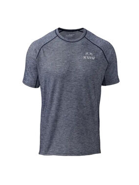 KUIU Active 105 Short Sleeves Crew Hunting Shirt - Mens, Steel Blue, 3XL, Merino